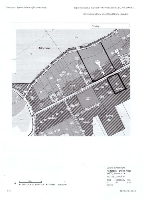 Krakowiany, gmina Nadarzyn - do sprzedania 11,65 ha gruntu.