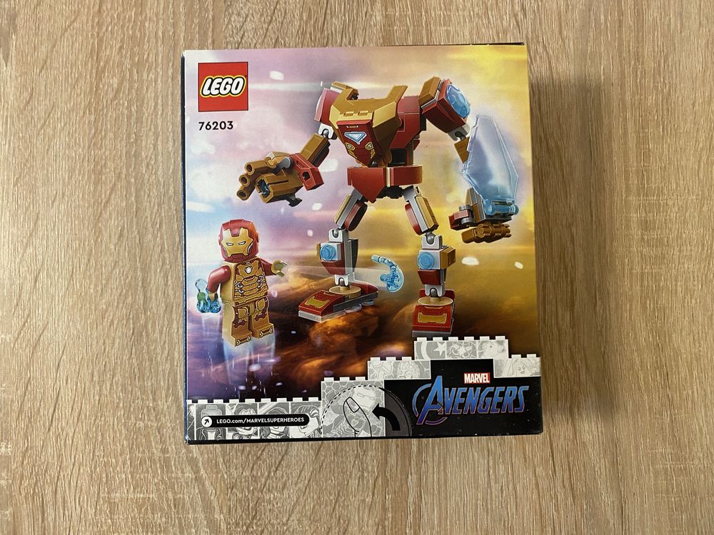 Nowe LEGO MARVEL 76203 Mechaniczna Zbroja Iron Mana Okazja!