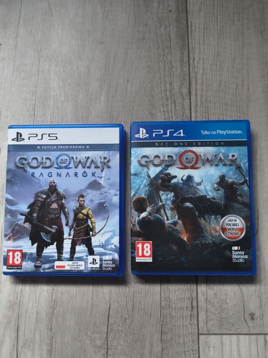 Zestaw -  God of War PS4 i God of War Ragnorak PS5