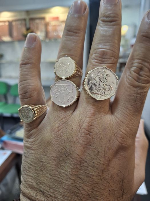 Aneis ouro 9k  novos