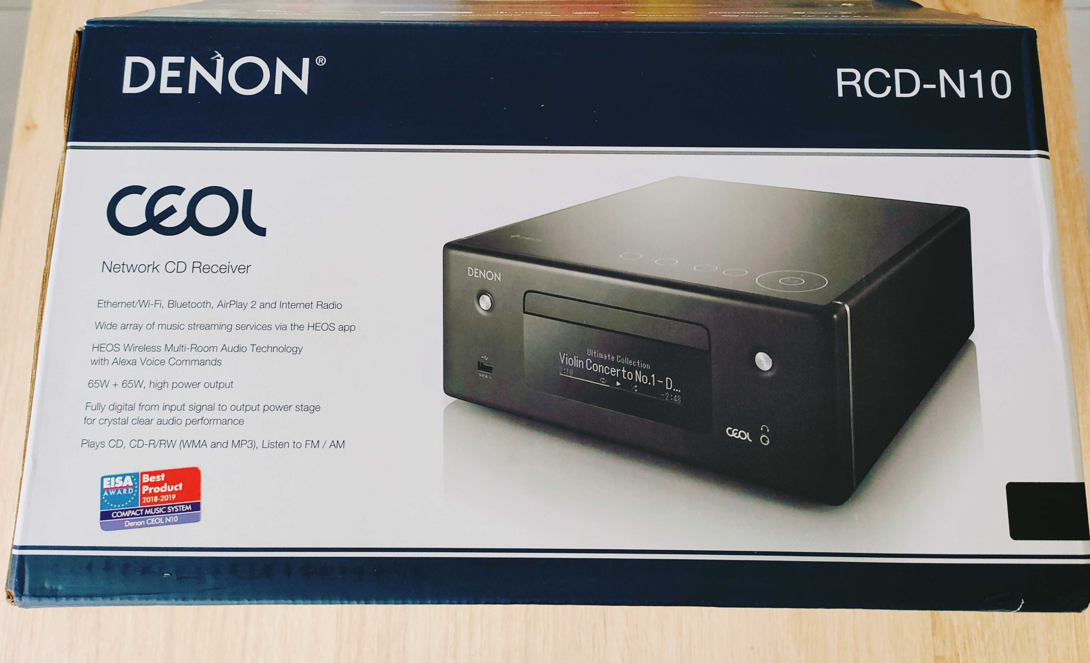 DENON Ceol N10 czarny (RCD - N10) amlituner Hi-Fi