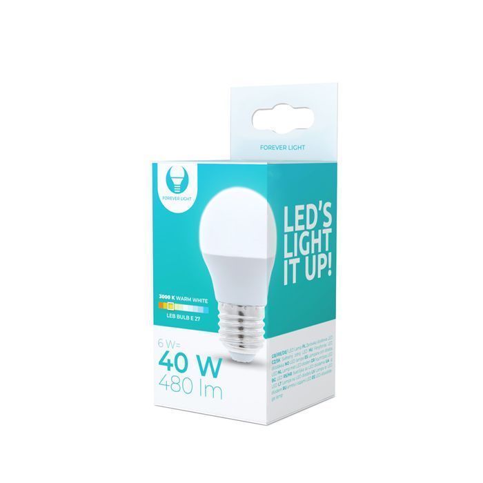 Żarówka Led E27 G45 6W 230V 3000K 480Lm Forever Light