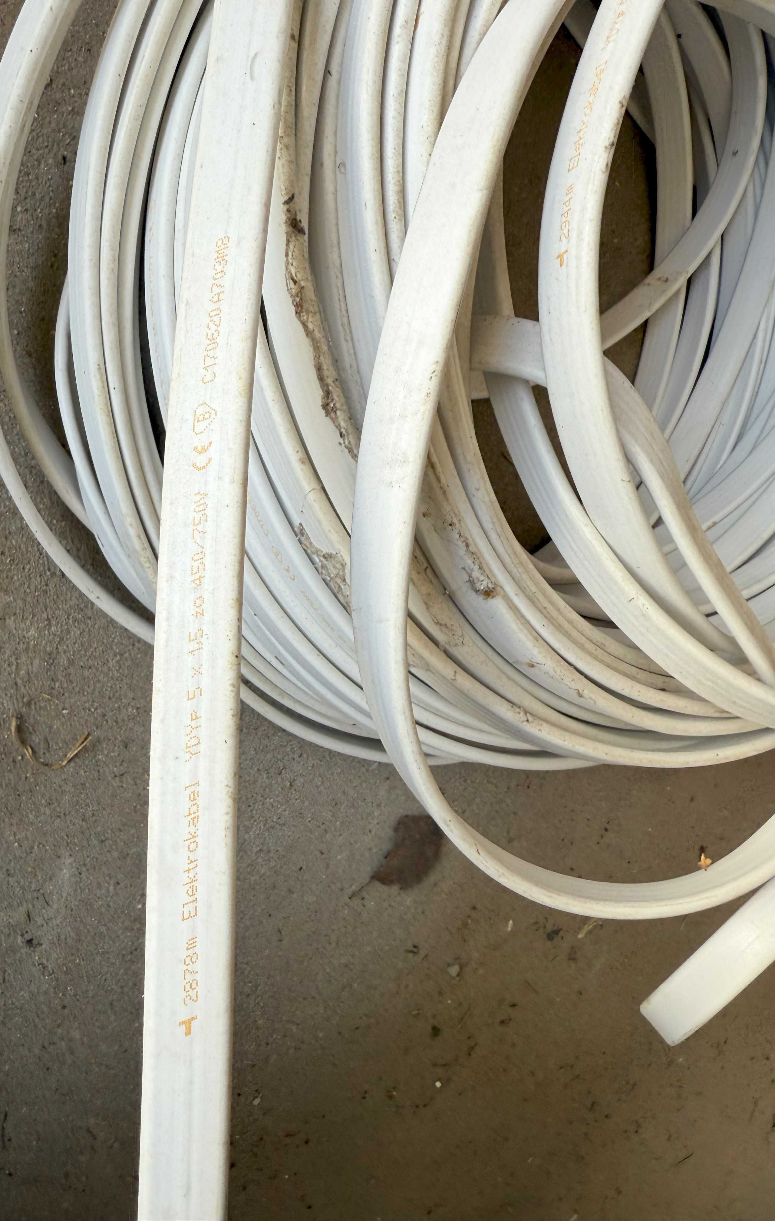 Kabel przewód 5 x 1,5 450/750V  - 70 m