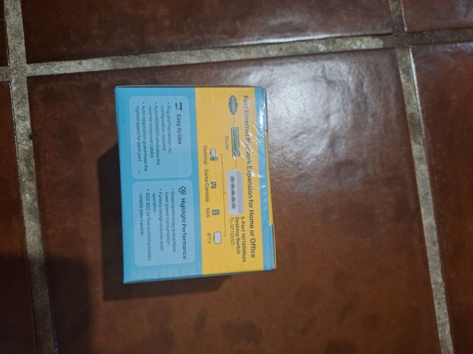 TP-Link TL-SF1005D – 5-Port 10/100 Mbps Network Switch, New; Sealed64552531527553123