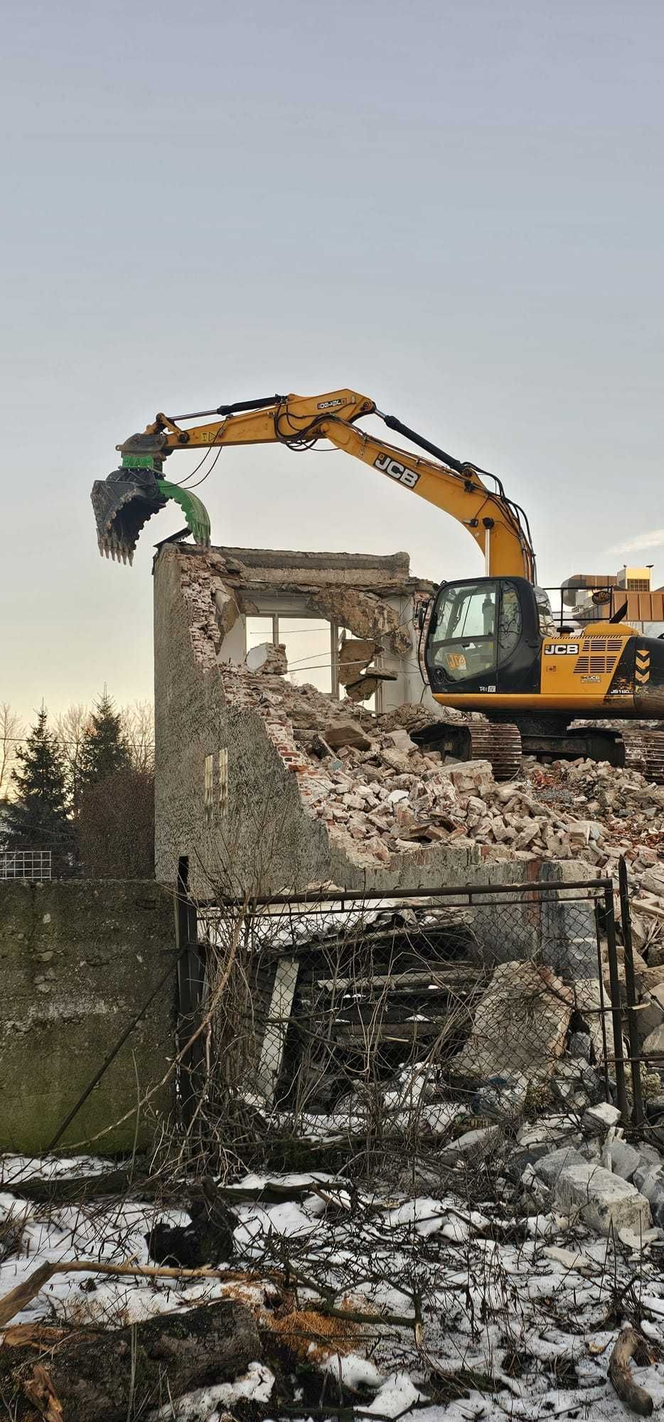 Łyżka wyburzeniowa chwytak rotator kciuk kamień do koparki TRANS2070