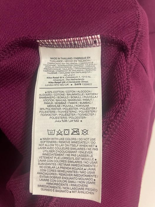 Fioletowa damska bluza oversize Nike Dri-fit S