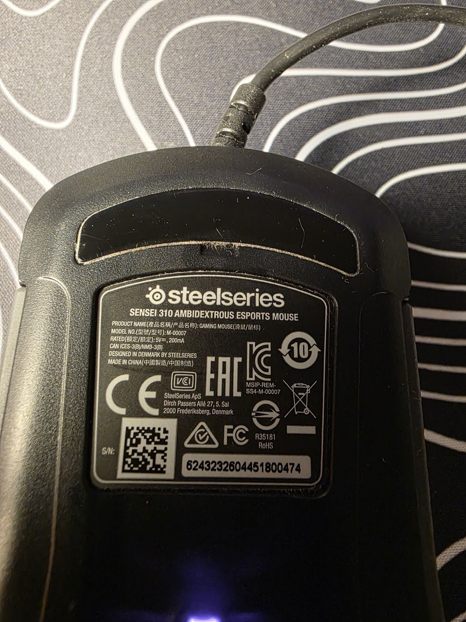 SteelSeries Sensei 310 – mysz gamingowa RGB (esportowa)