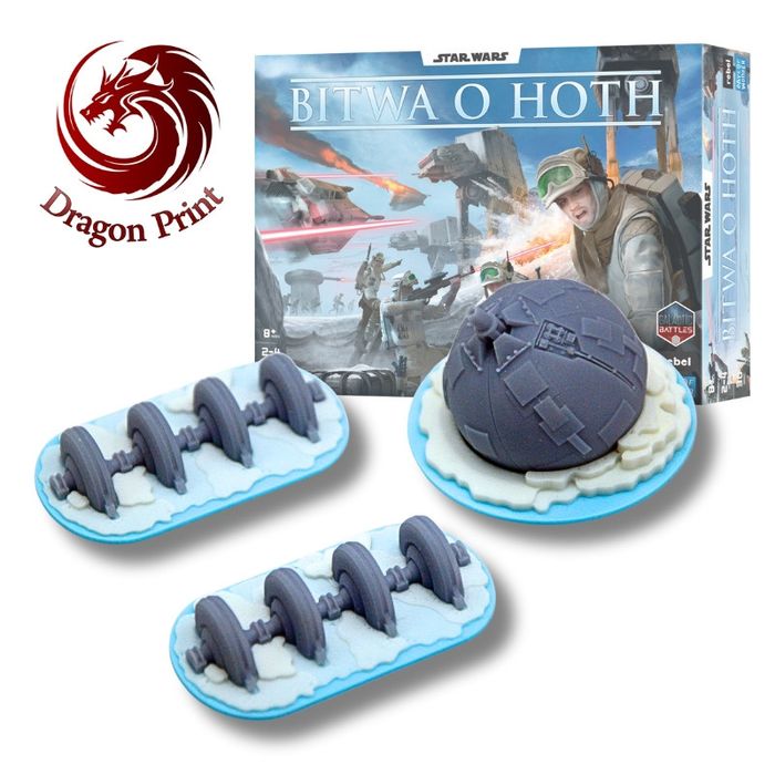 Bitwa o Hoth Działo i Generatory - figurki znaczniki