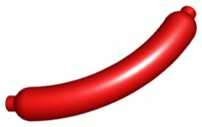 LEGO 33078 Kiełbaska Hot-Dog Red