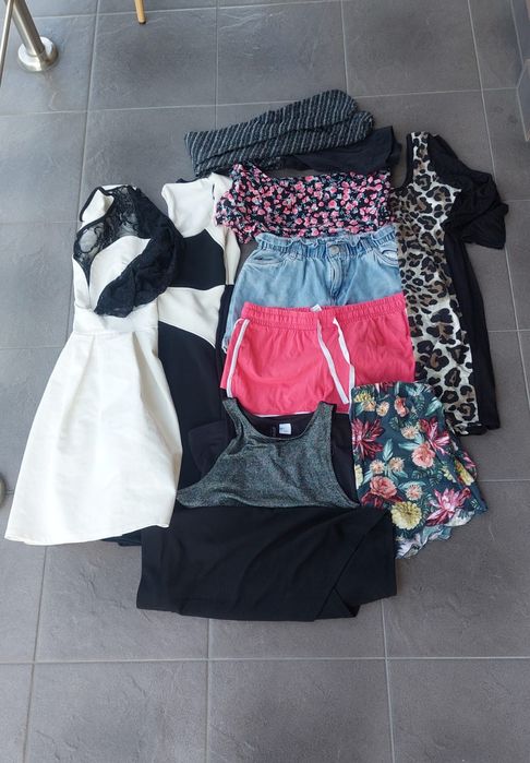 Zestaw paka ubrań 90's wiosna/lato S 36 10 sztuk