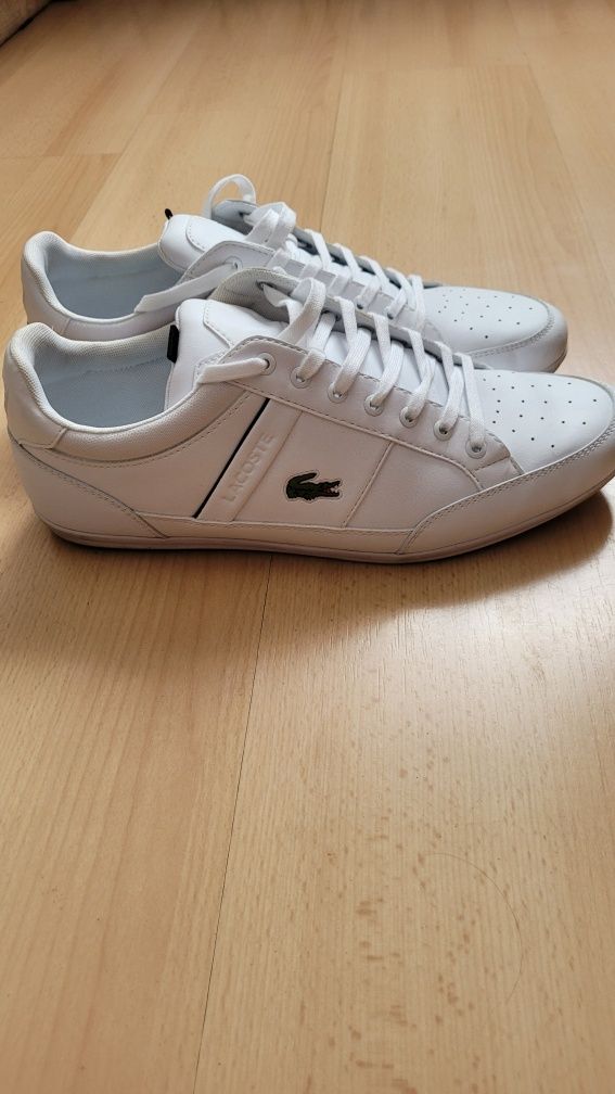 Buty białe Lacoste Chaymon 0121 1 CMA
