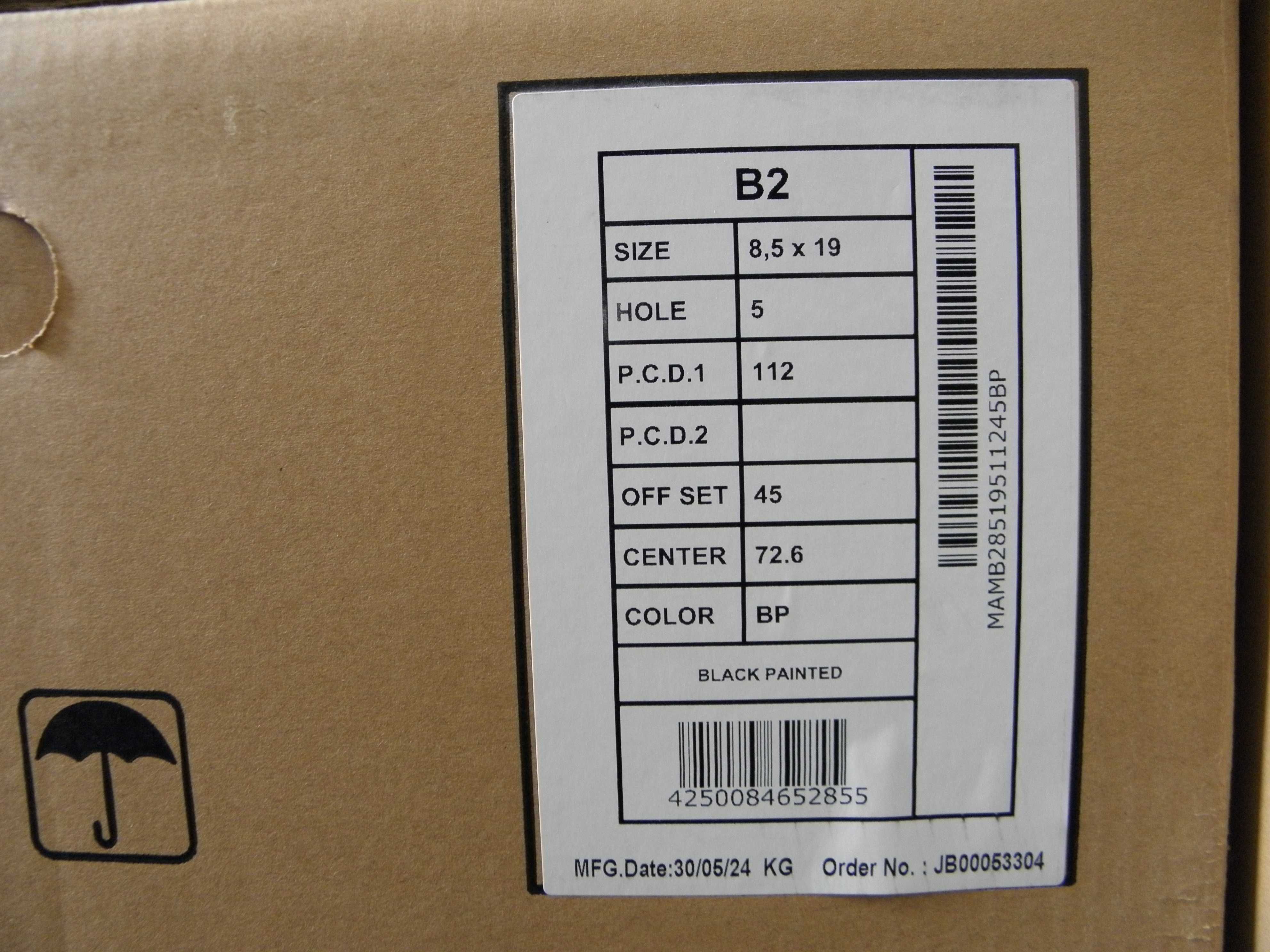Felgi 19 Audi A4 B9 B8 A5 A6 C8 MAM B2 5x112 ET45 nowe
