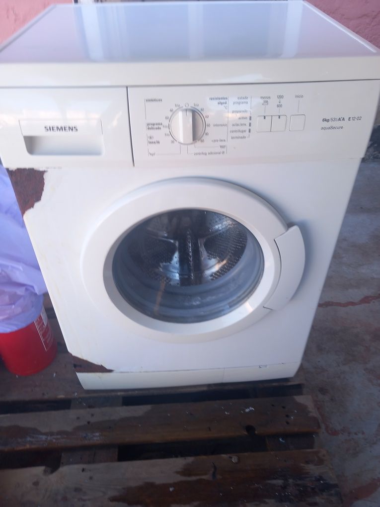 Máquina de lavar roupa Siemens