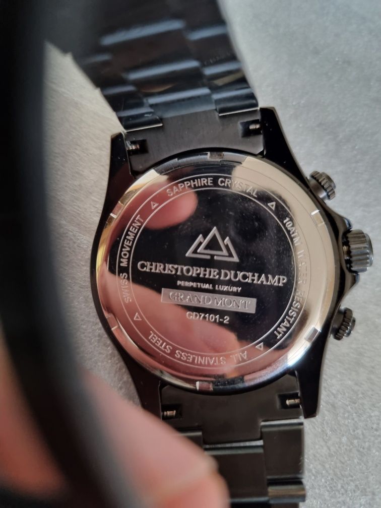 Szwajcarski zegarek męski Christophe Duchamp Mod. CD7101-2
