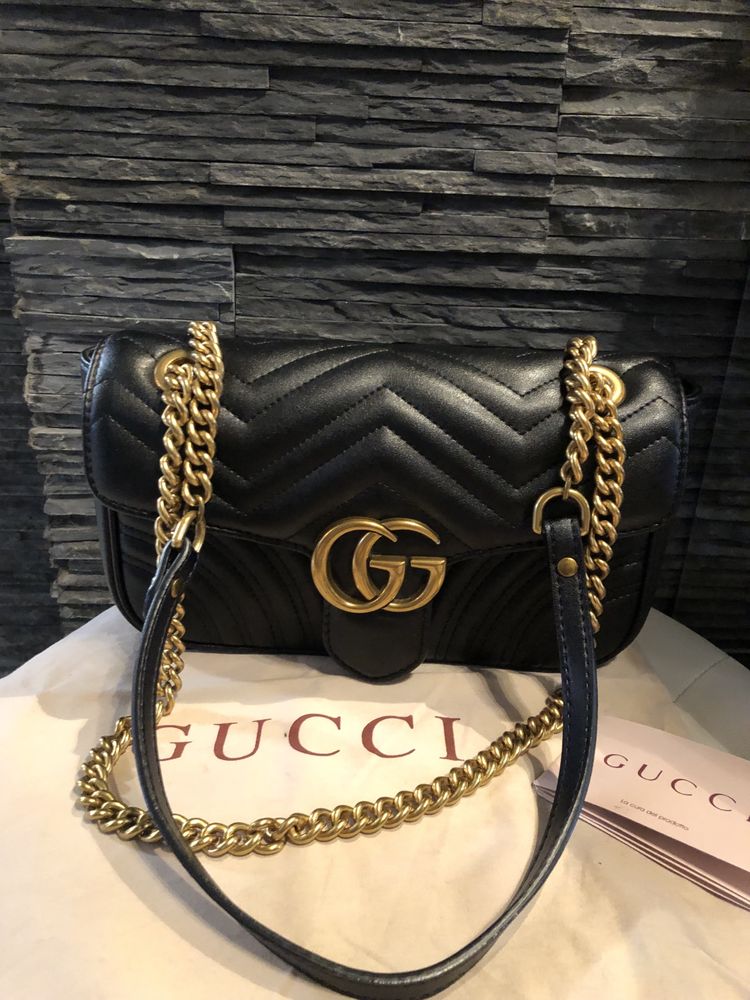 Gucci czarna torebka