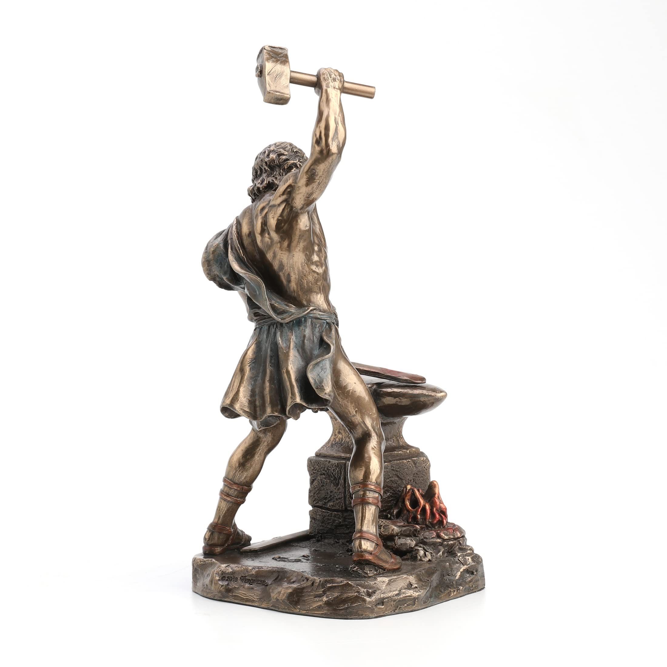 Veronese Design Hefajstos, grecki bóg ognia i kuźni, statuetka z brązu