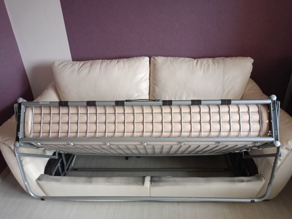 Sofa skórzana rozkładana - pilnie sprzedam