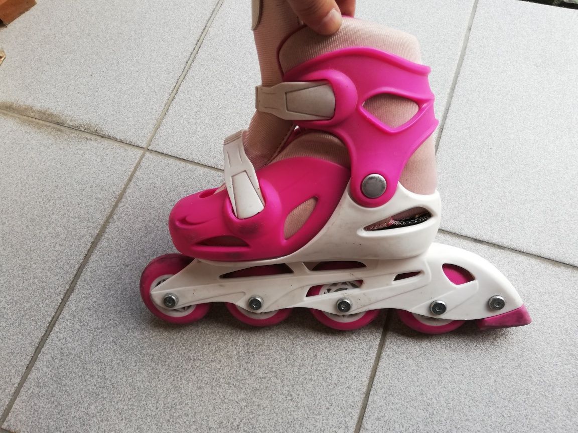 Patins em linha.