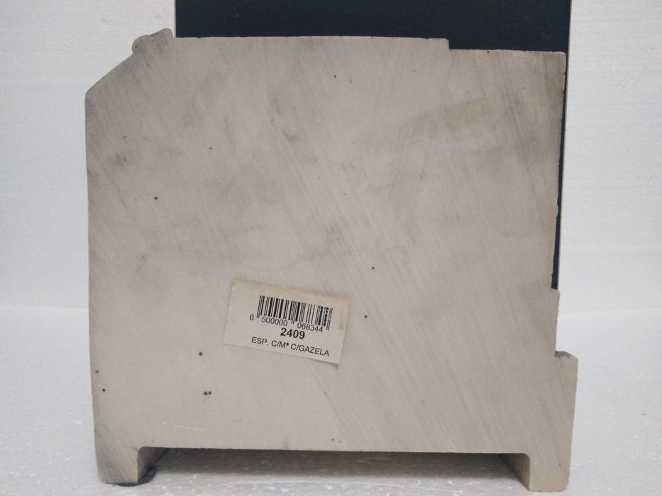 Estátua com Espelho "A Deusa e a Gazela"