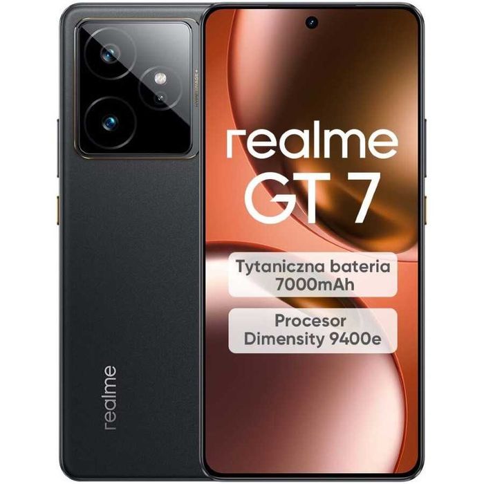Smartfony realme GT7 5G 12/512GB eSim Amoled 7000mAh 120W IP69 (PL)
