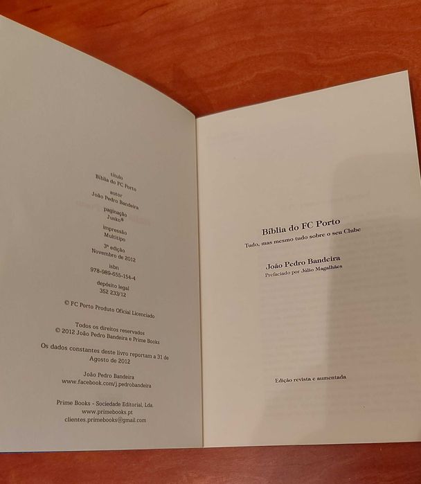 Livro “Bíblia do FC Porto” – Edição Oficial