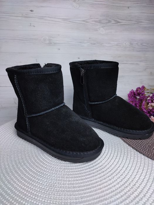 Дитячі угги замшеві р.28-31 зимові черевики