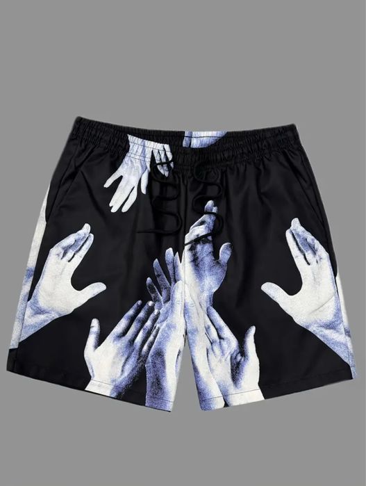 Чоловічі шорти з принтом рук