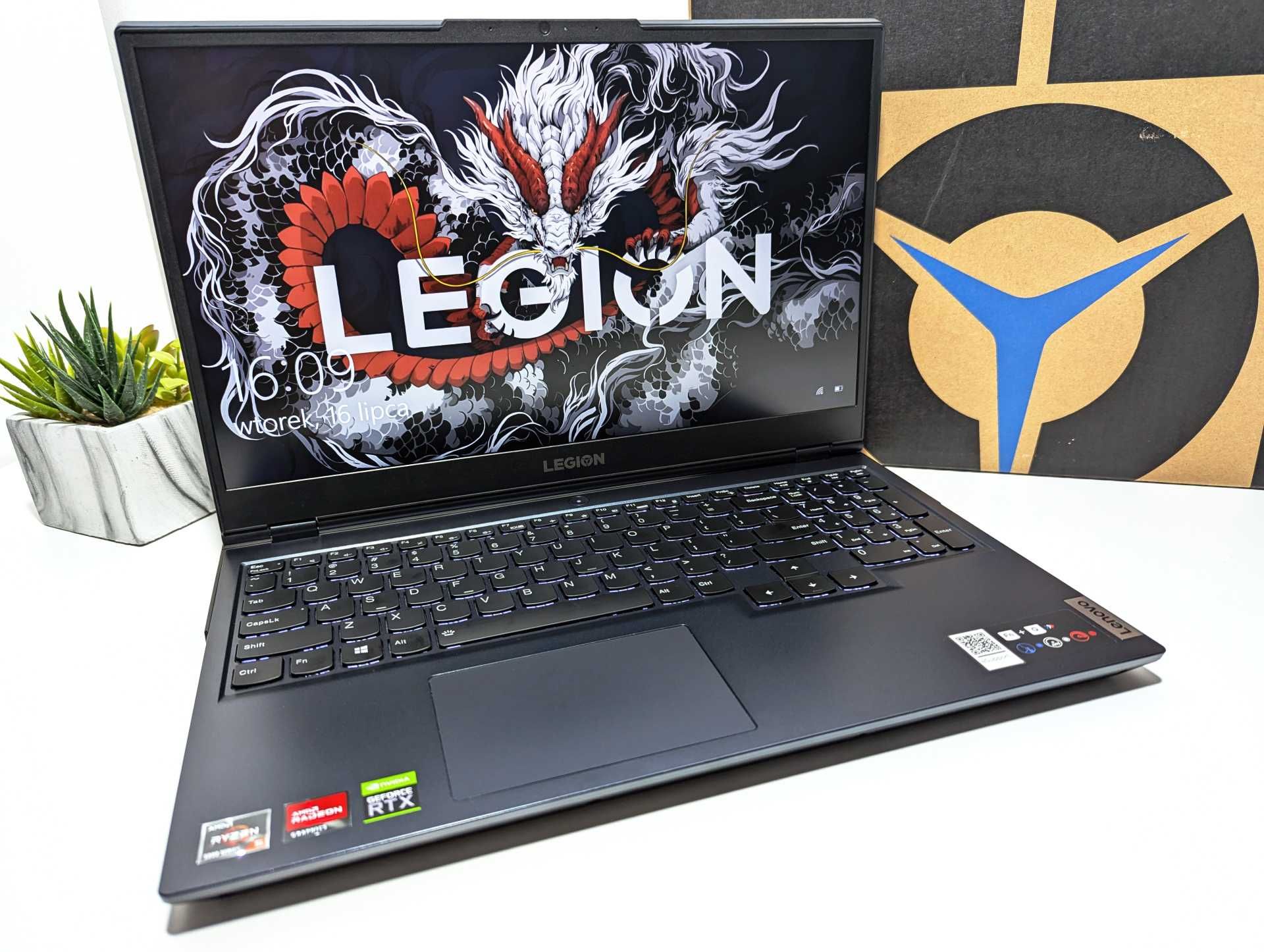 LAPTOP GAMINGOWY Lenovo Legion RTX 3060 Ryzen 5 5600H 165 hz