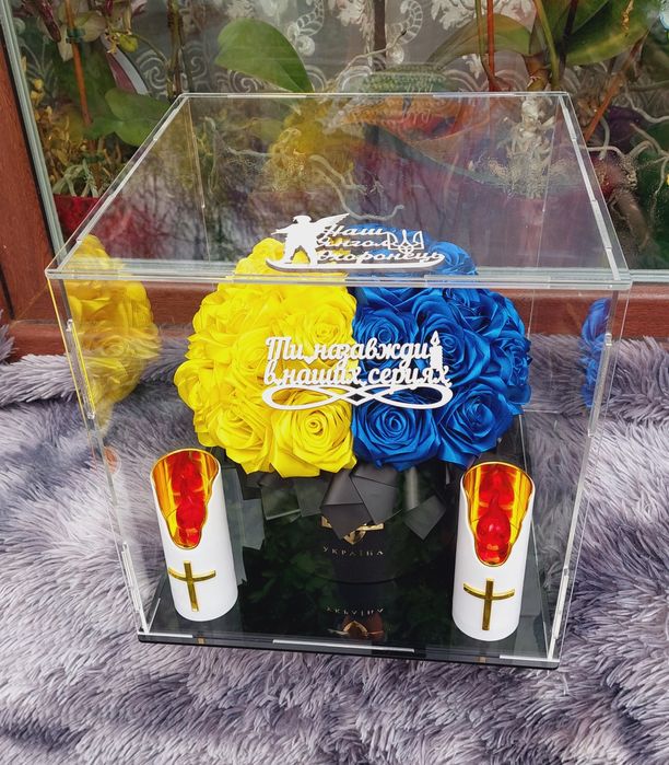 Букети з атласної стрічки