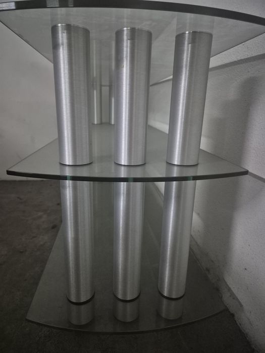 Mesa de centro em vidro