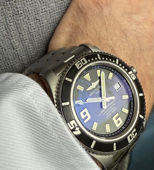 Breitling Superocean 44 COSC Full Set po serwisie