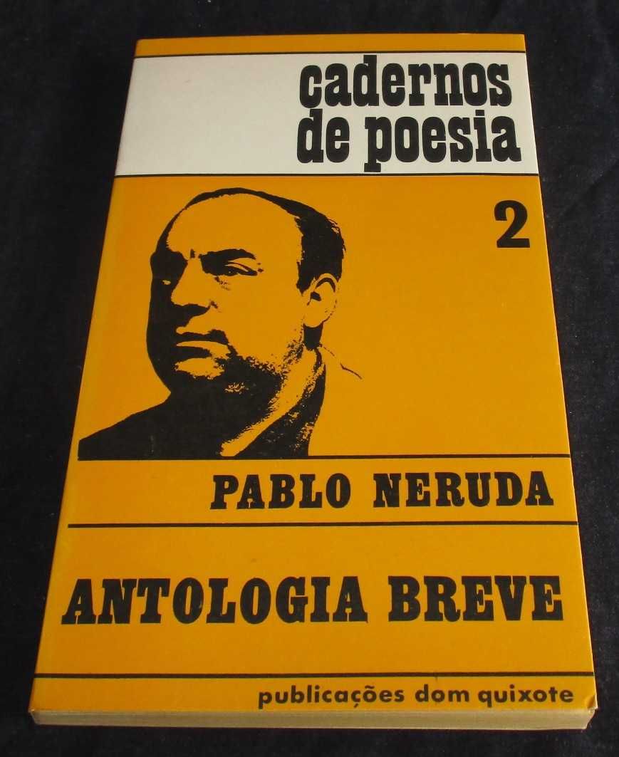 Livro Antologia Breve Pablo Neruda Cadernos de Poesia 1ª edição