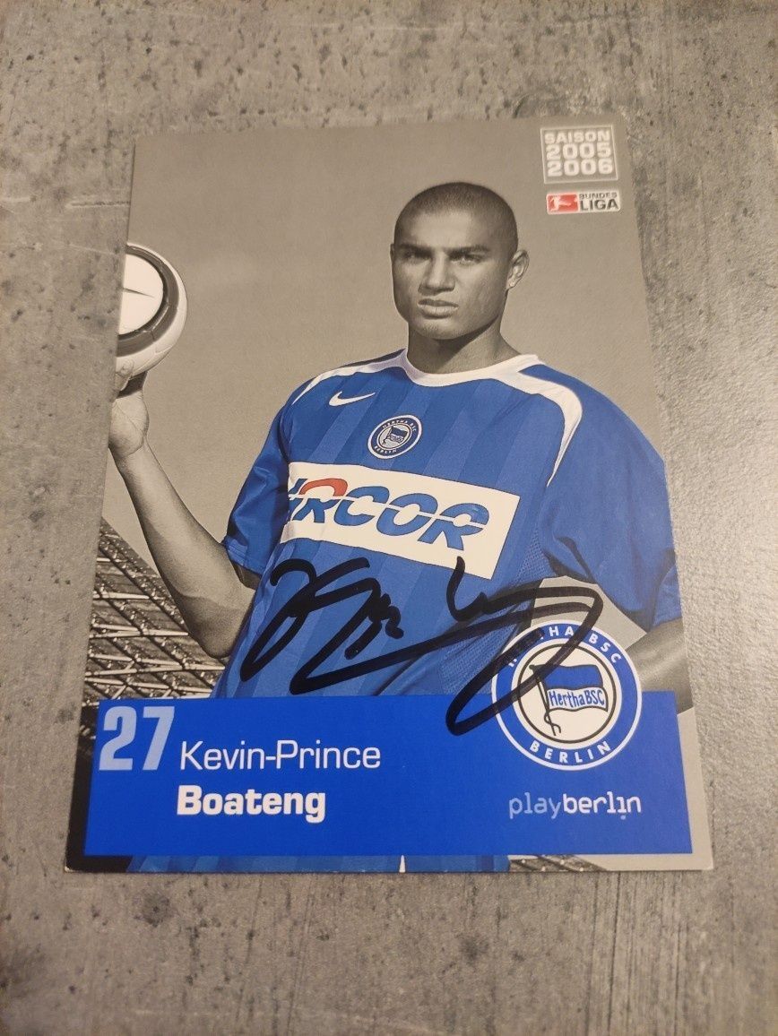 Kevin Prince Boateng Hertha/Milan autograf