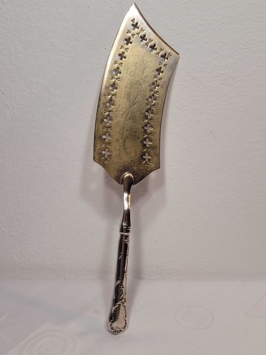 Stara przedwojenna łopatka do ryb J.Fraget