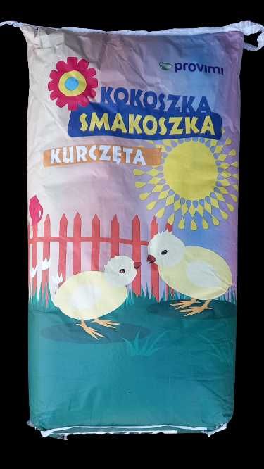 KOKOSZKA SMAKOSZKA KURCZĘTA 1, karma, pasza dla piskląt, kurcząt, 25kg