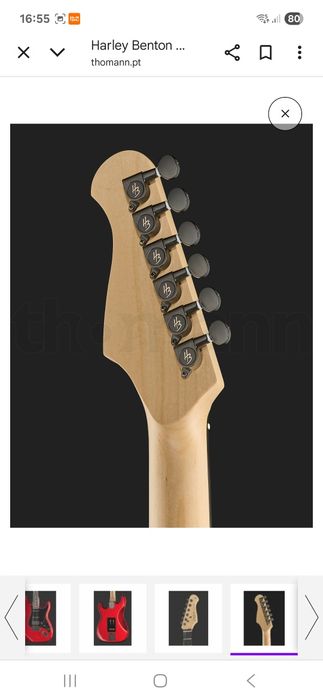 Harley Benton ST-JAMster nova, na caixa