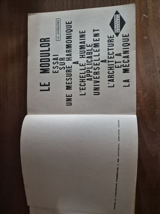 LE CORBUSIER – LE MODULOR - 1° edição 1950 [Muito raro]