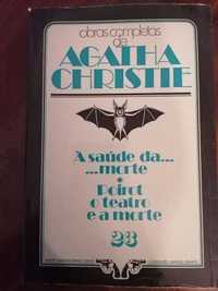 À saúde da .morte. e Poirot o teatro e a morte