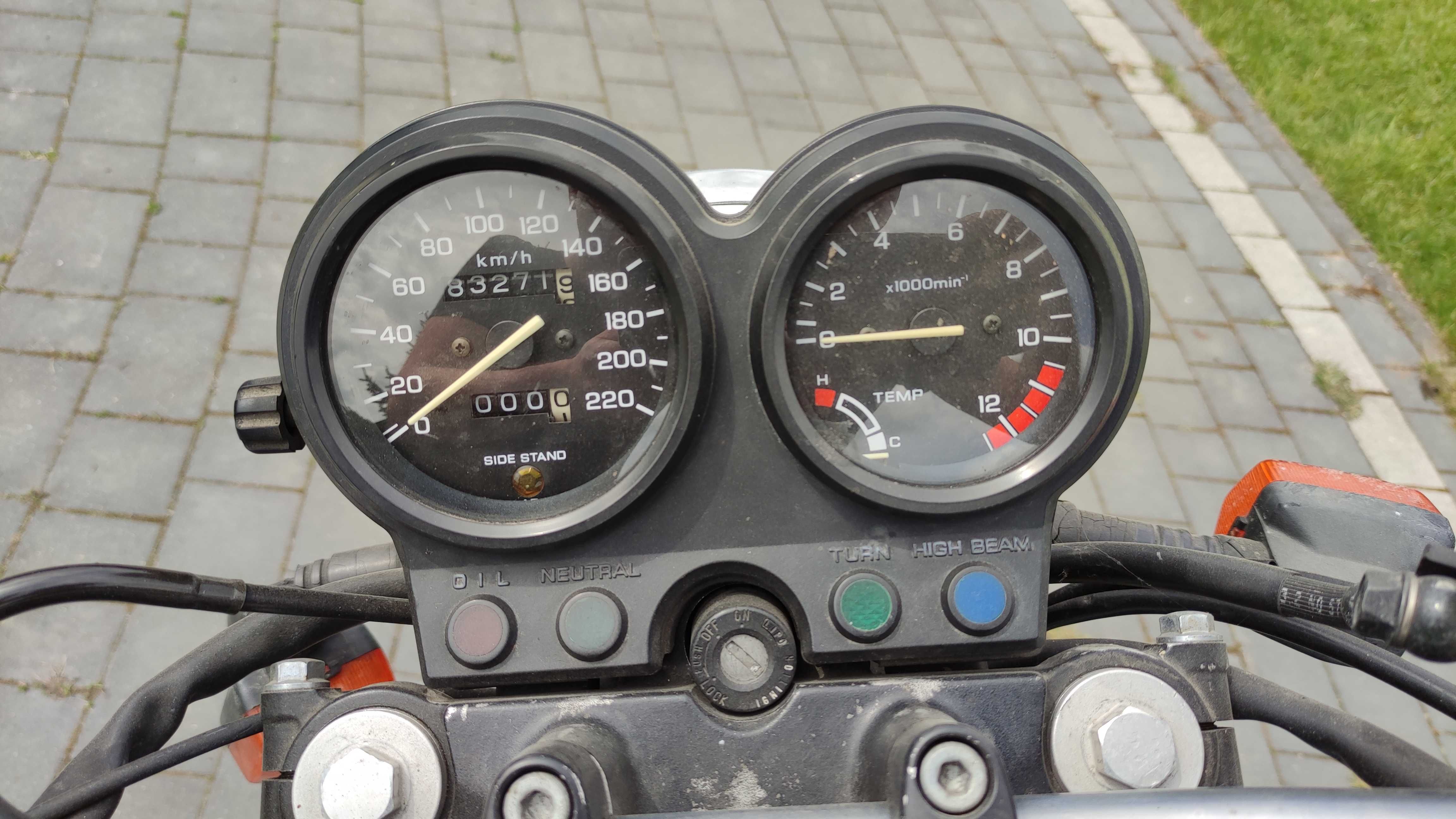 Honda CB500 zarejestrowana, uszkodzona, OC + PT aktualne