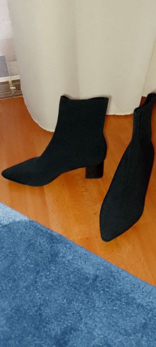 Botki damskie czarne