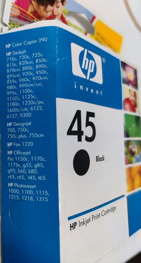 Tinteiro HP 45 black original