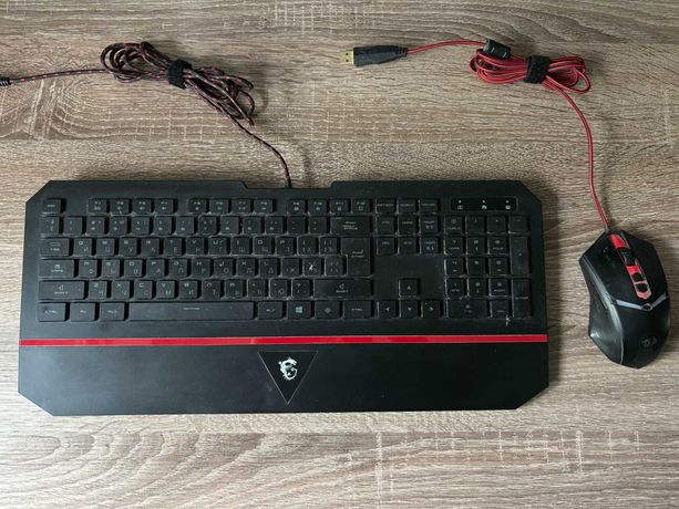 Игровая мышь и клавиатура Redragon