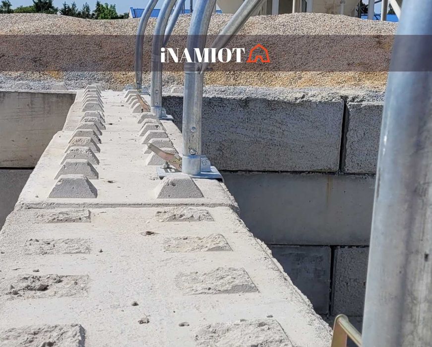 Zadaszenie Kontenerowe na Blokach Lego 8x12, zadaszenie boksów, PVC900