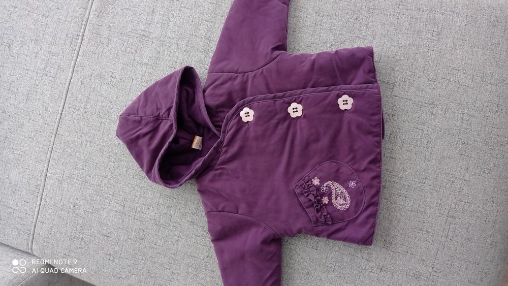 Śliczna kurteczka dla dziewczynki rozm.62-68