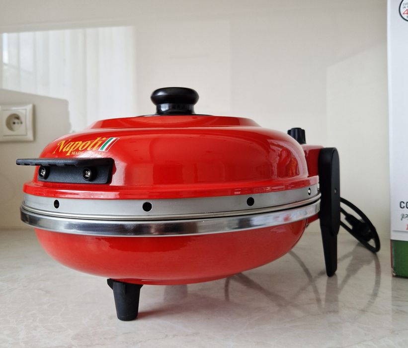 Domowy piec do pizzy Optima Napoli III Pizza Express czerwony jak nowy