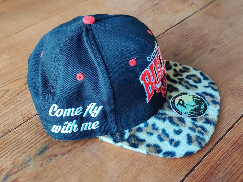 Cap / boné Chicago Bulls pala tigrada