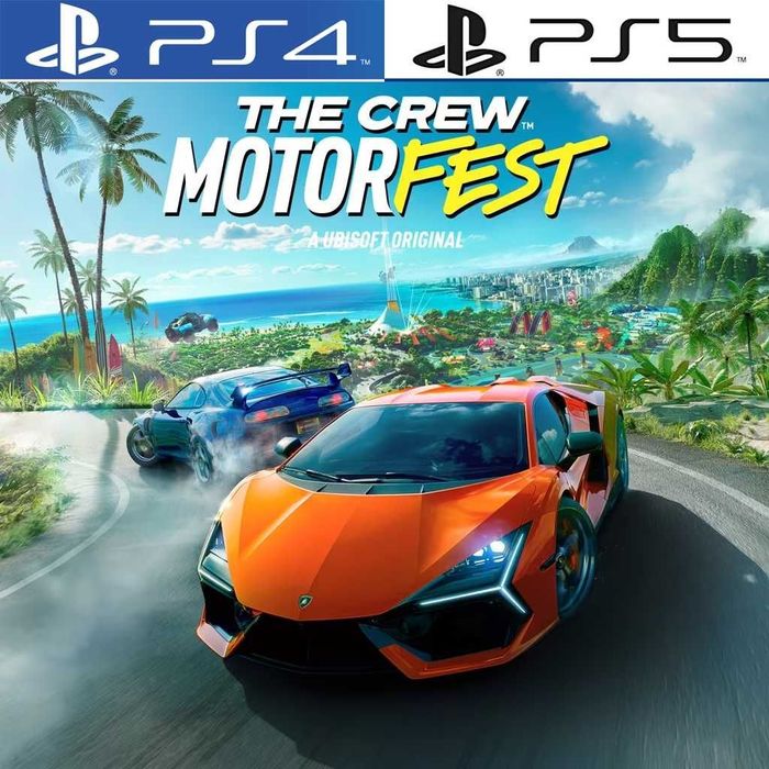 The Crew Motorfest, Playstation 4,5/ Гра Для PS4, PS5, Не Диск!