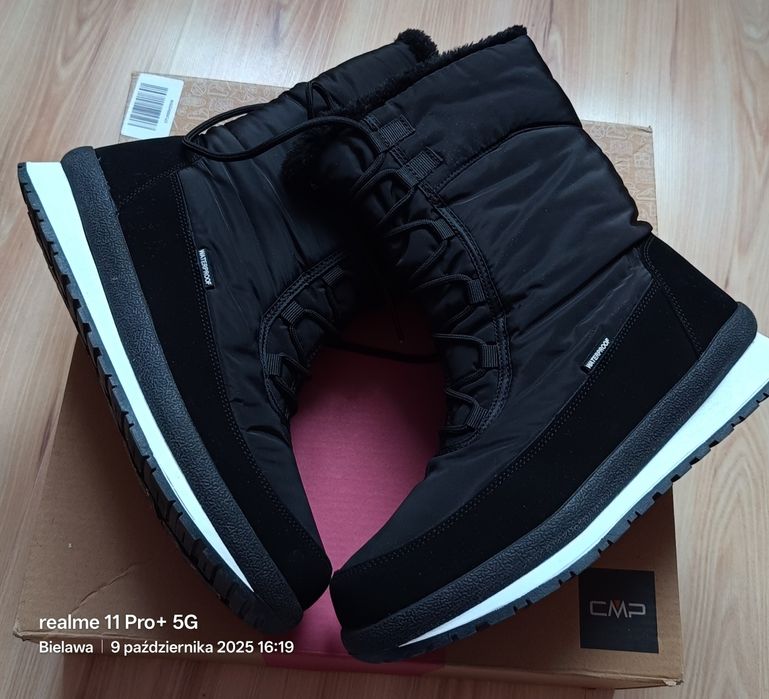 CMP Śniegowce damskie Harma Wmn Snow Boot Wp 39Q4976 Czarny Rozmiar 42