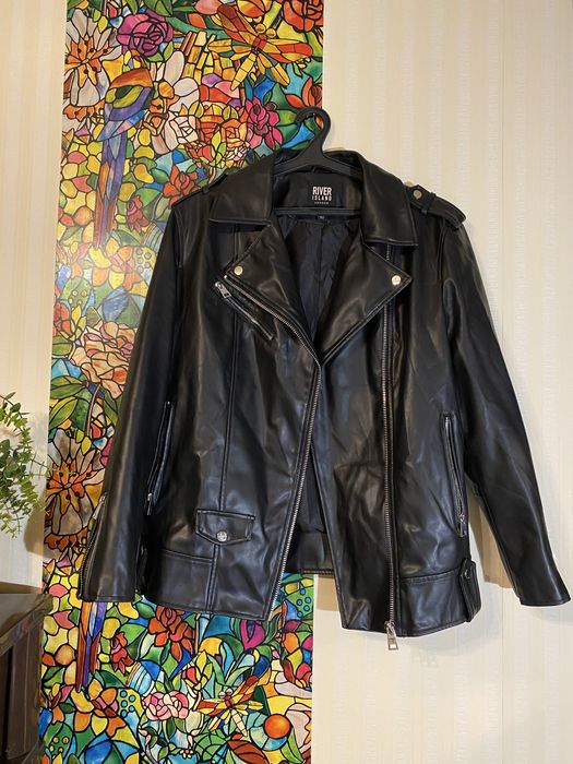 Косуха авіатор довга River Island демісезонна 46-50 практично нова