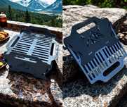 Składany grill off-road / wędkarski – kompaktowy, gotowy na wyprawy!